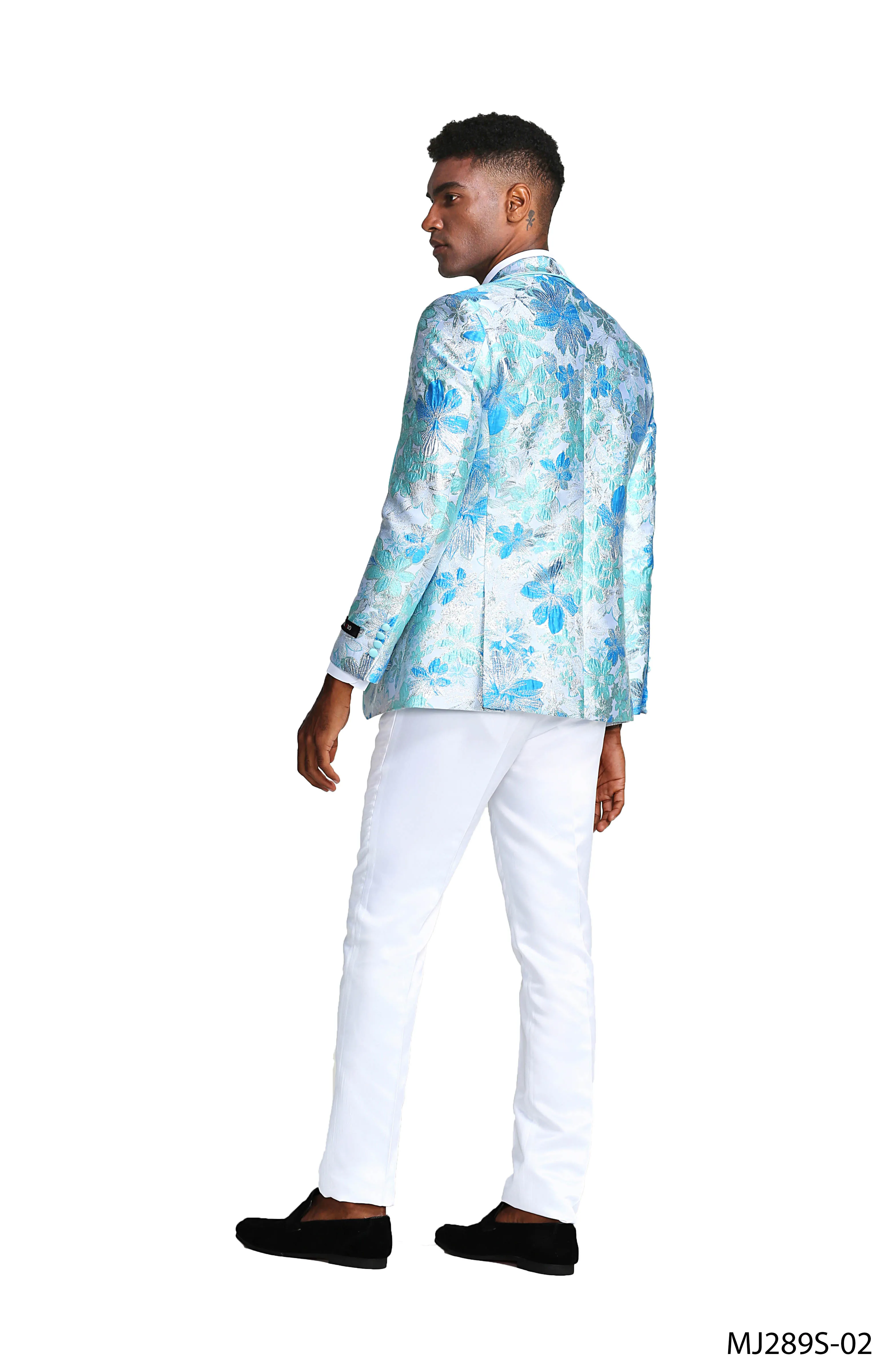 Shawl Collar Blazer Jacket with Bowtie