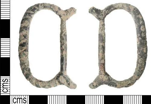 Silver Renaissance buckle- incised medium