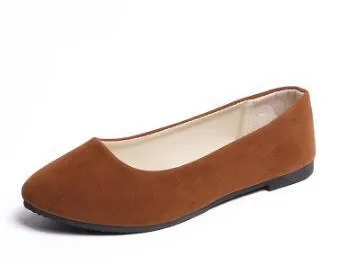 Simple Soft Girl Sweet Round Toe Shoes Flat Bottom Schoolgirl Office Lady Drive Car White Shoes