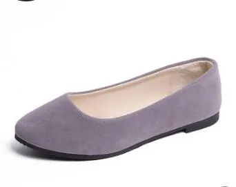 Simple Soft Girl Sweet Round Toe Shoes Flat Bottom Schoolgirl Office Lady Drive Car White Shoes