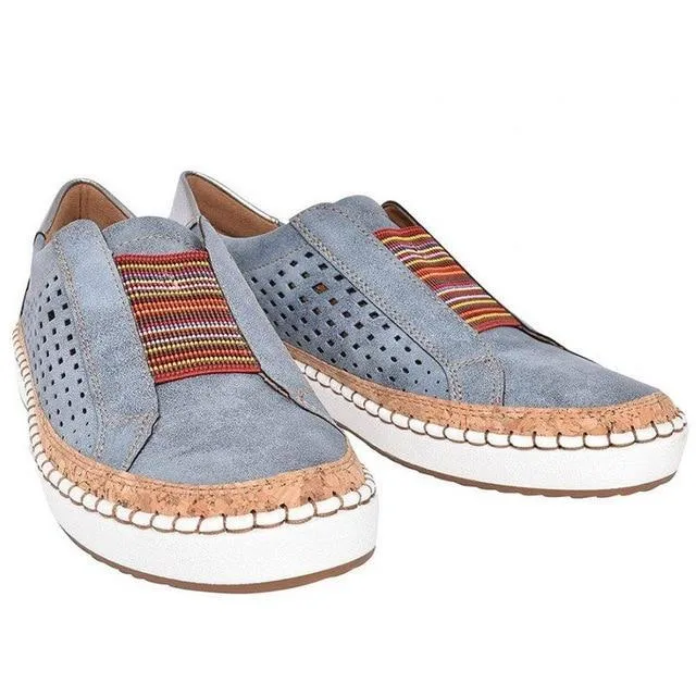 Size 35-43Slip On Women Sneakers Shallow Loafers