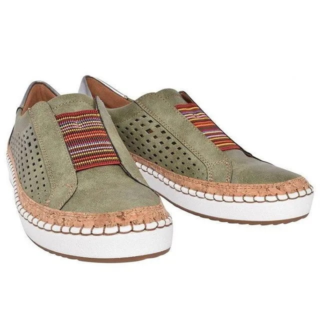 Size 35-43Slip On Women Sneakers Shallow Loafers