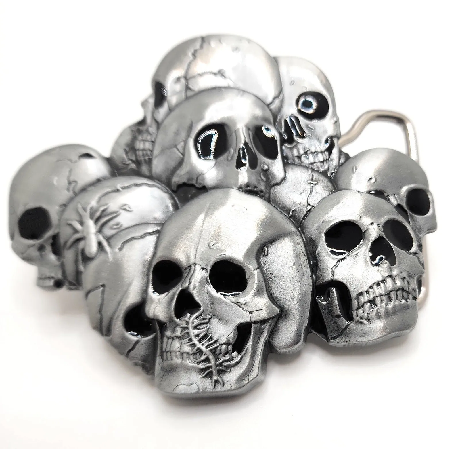 Skull Pile Belt Buckle