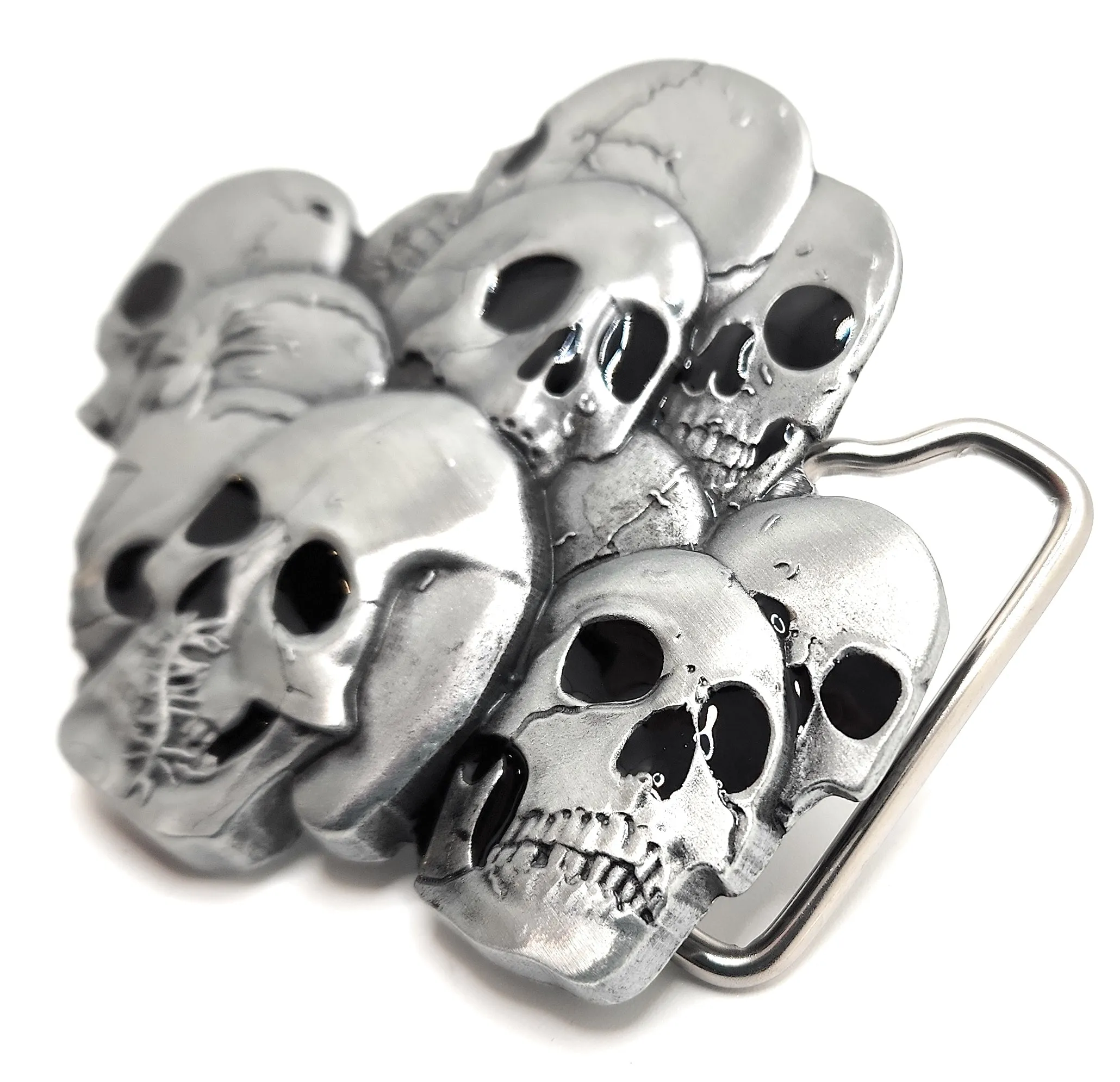 Skull Pile Belt Buckle