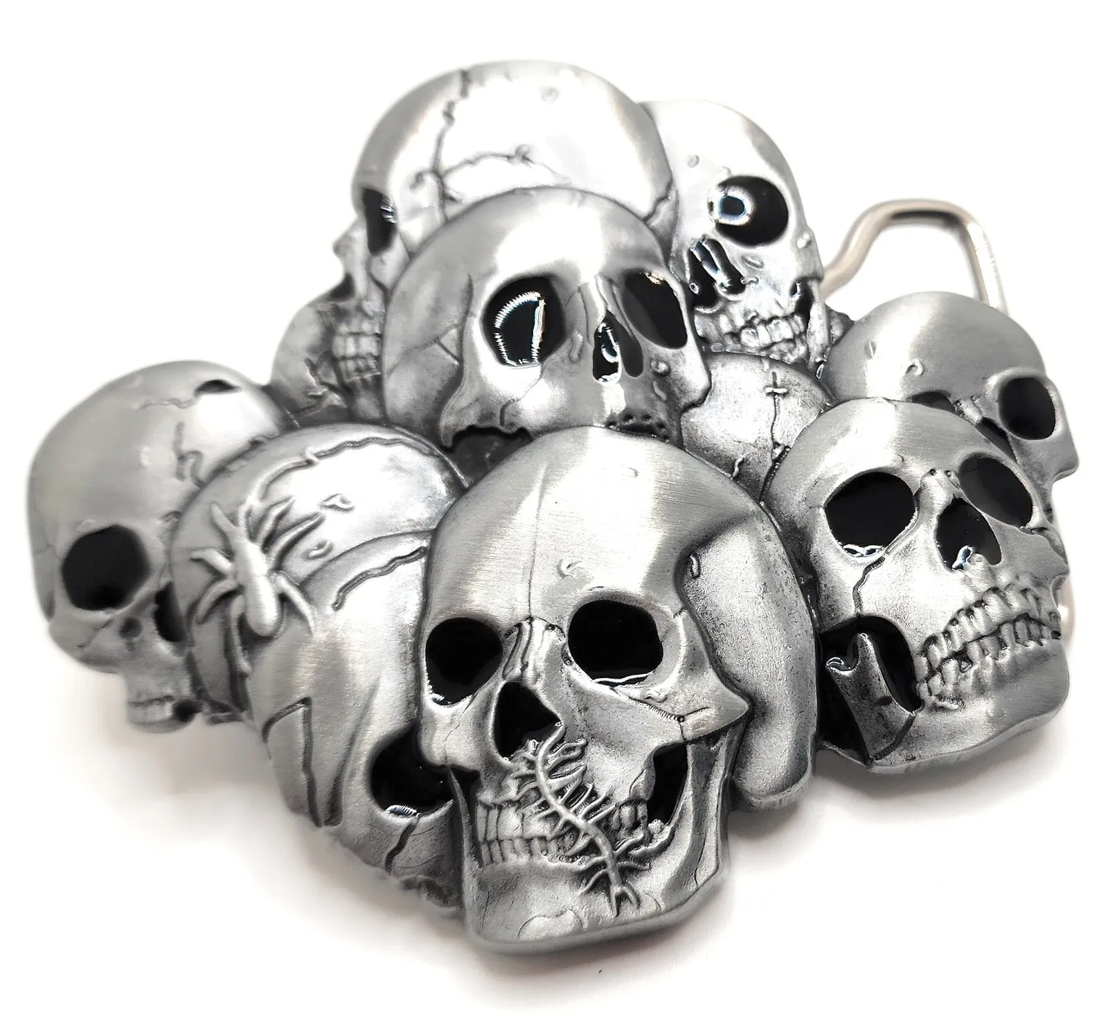 Skull Pile Belt Buckle