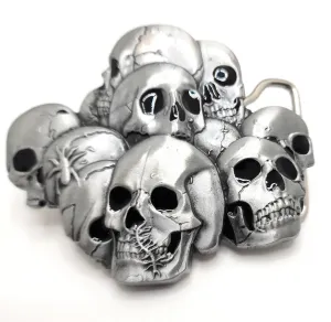 Skull Pile Belt Buckle