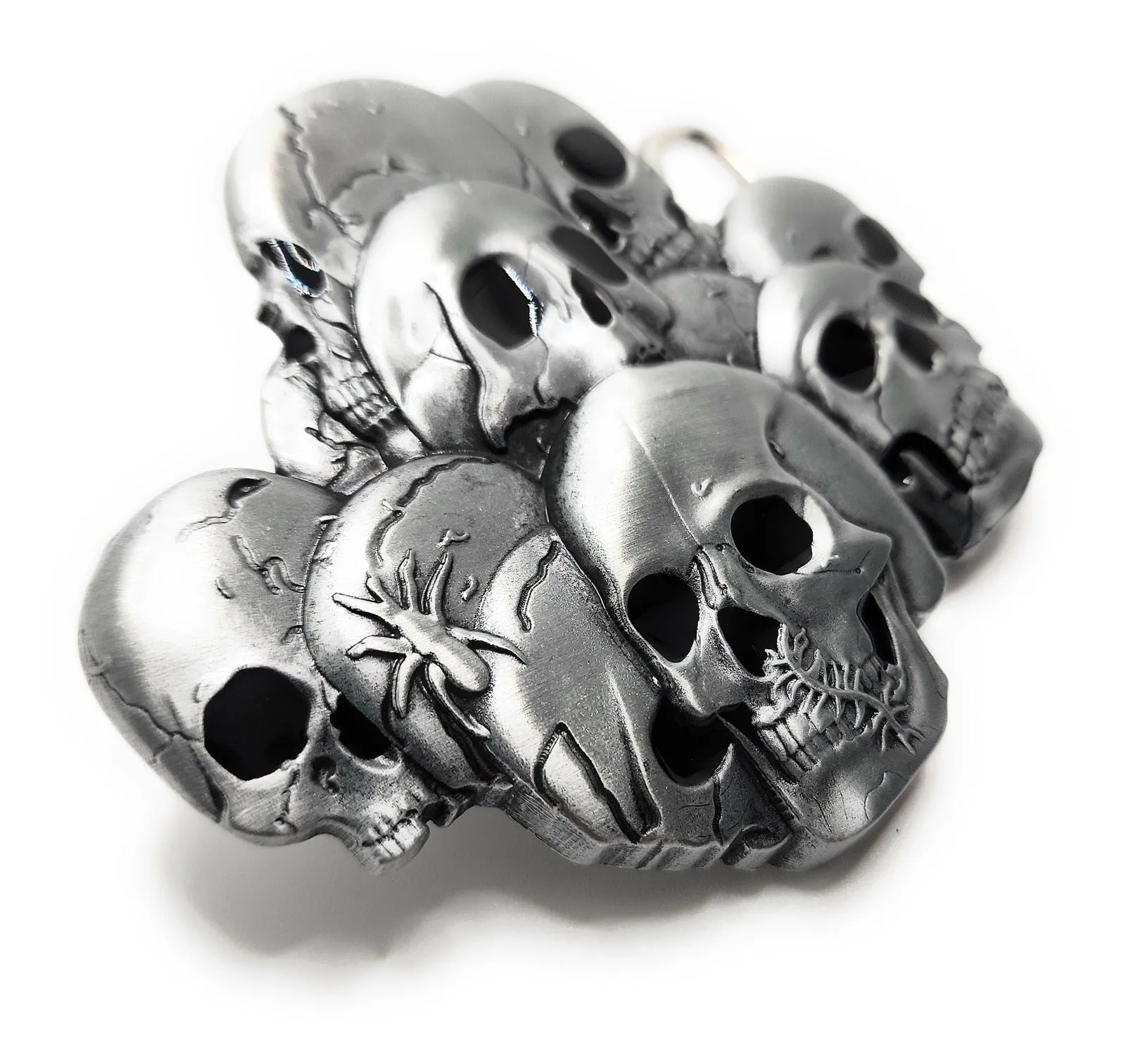 Skull Pile Belt Buckle