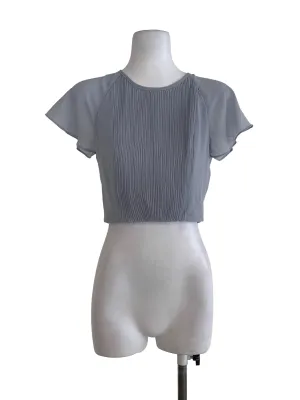 Sky Blue Plain Blouse
