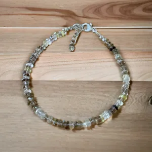 Smoky & Citrine 4 mm Beaded Bracelet