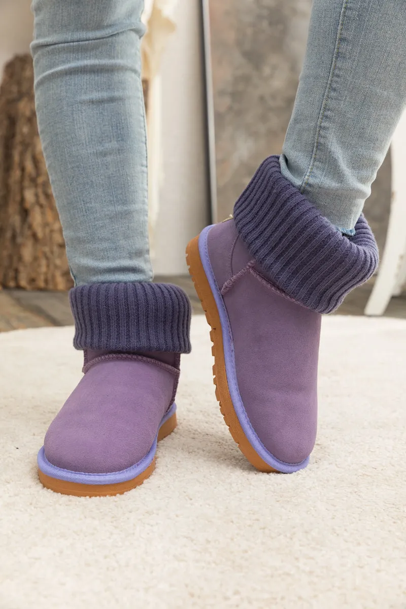 Sock-Lined Mini Boots
