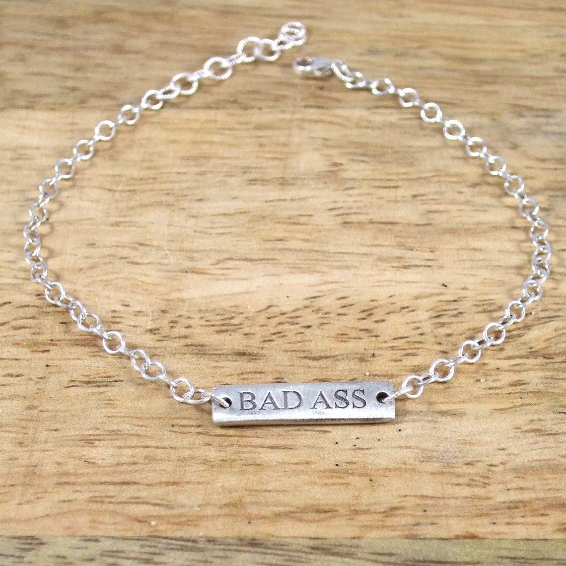 SPELL IT LIKE IT IS - Feminist/Bad Ass Flip over Bracelet