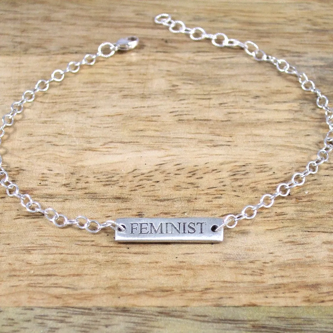SPELL IT LIKE IT IS - Feminist/Bad Ass Flip over Bracelet
