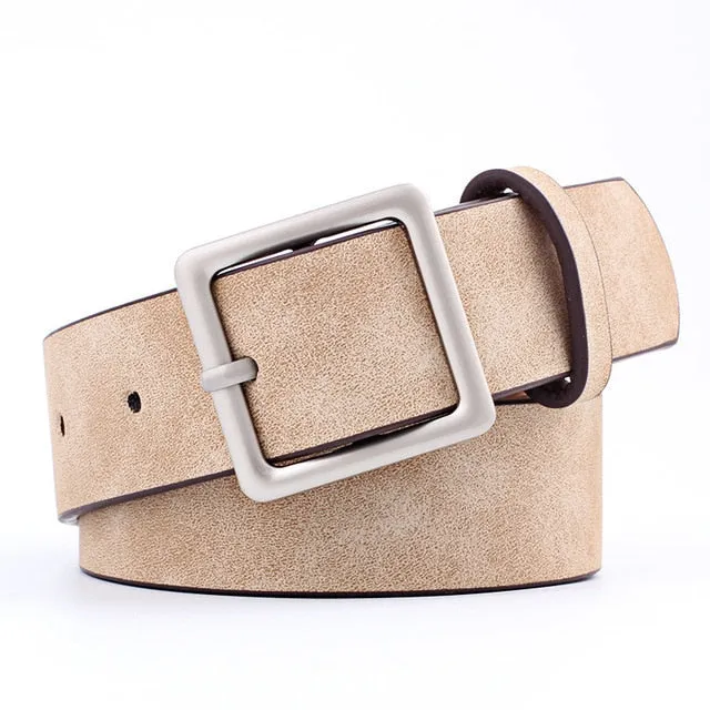 Square-Buckle Belt
