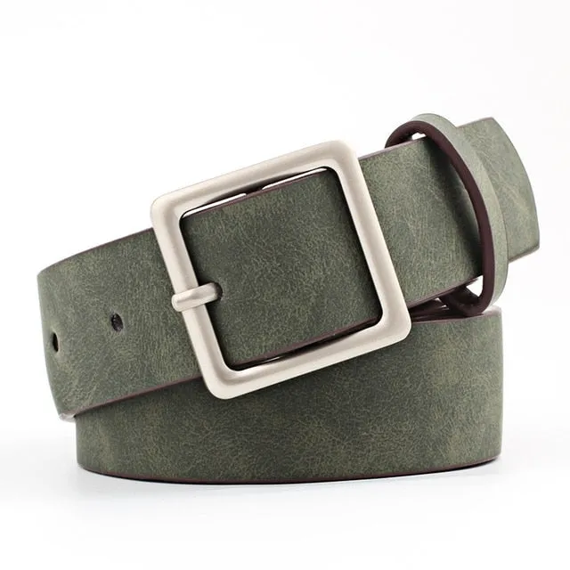 Square-Buckle Belt
