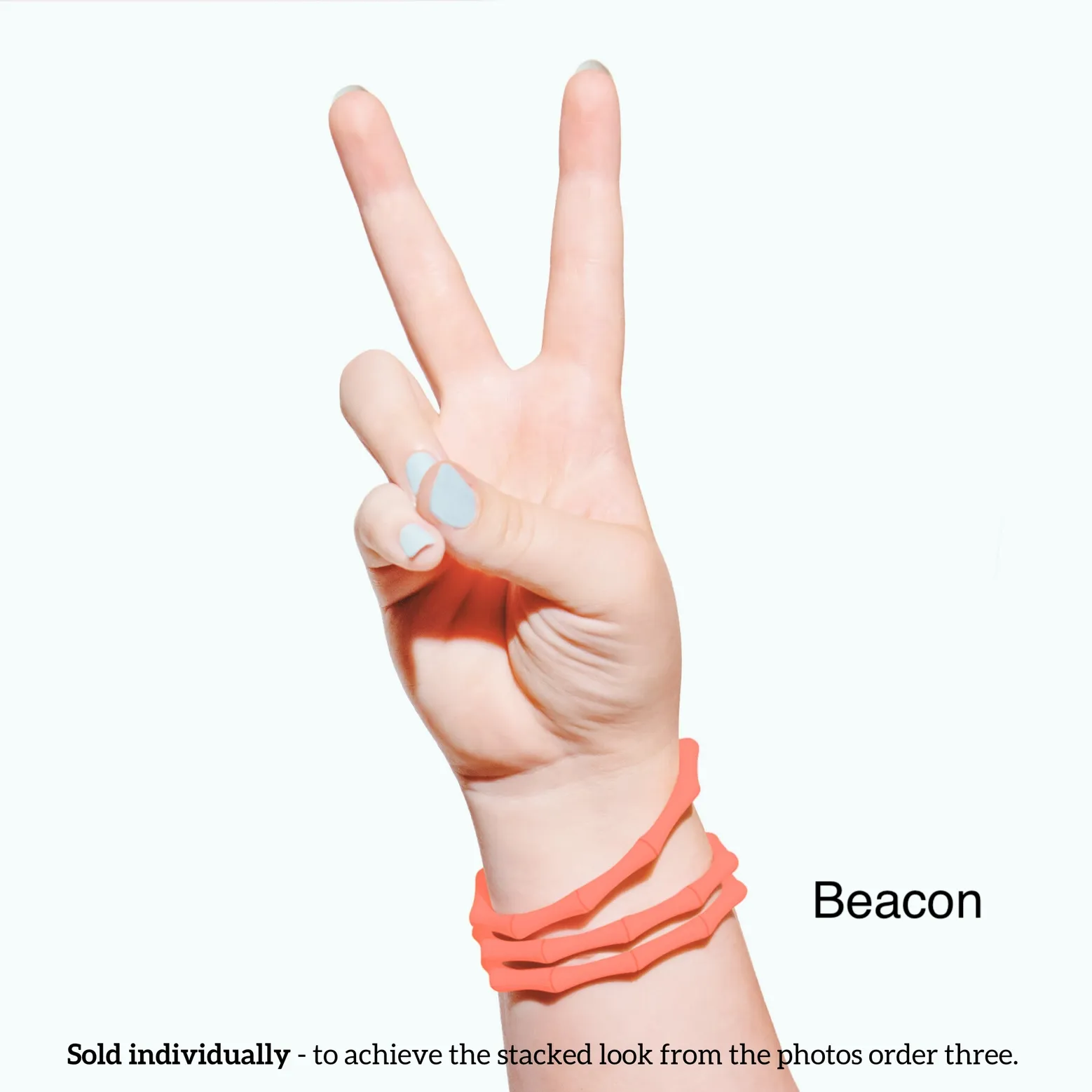 Stackable Waterproof Bamboo Bangles by Bangle & Babe - Choice of Colors