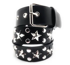 Star Studs Belt Trim-to-Fit Punk