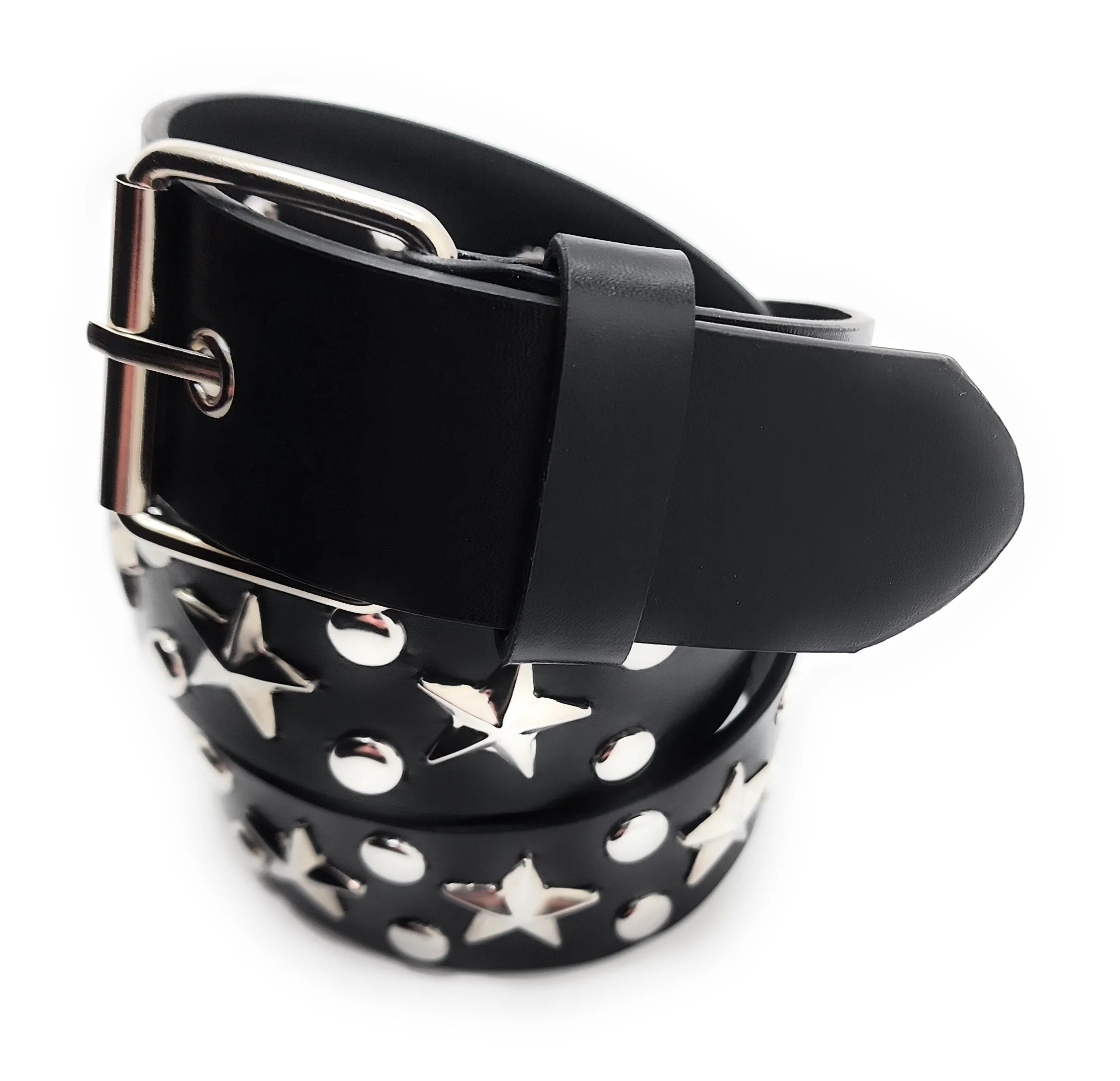Star Studs Belt Trim-to-Fit Punk