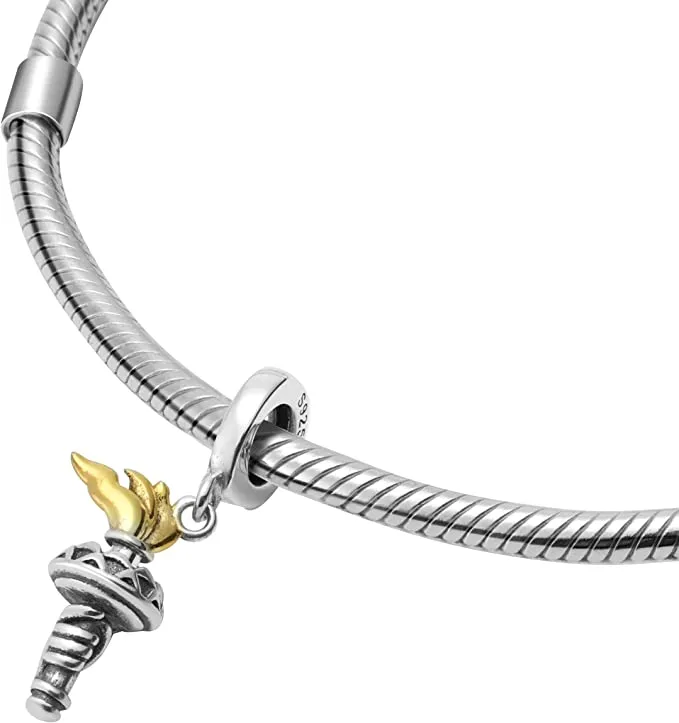 Statue of Liberty Torch Dangle Pendant