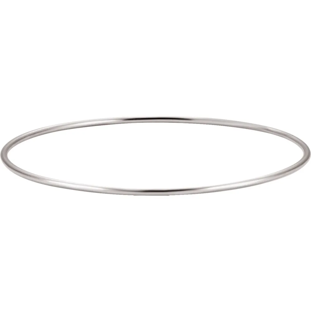 Sterling Silver 1.5mm Bangle Bracelet