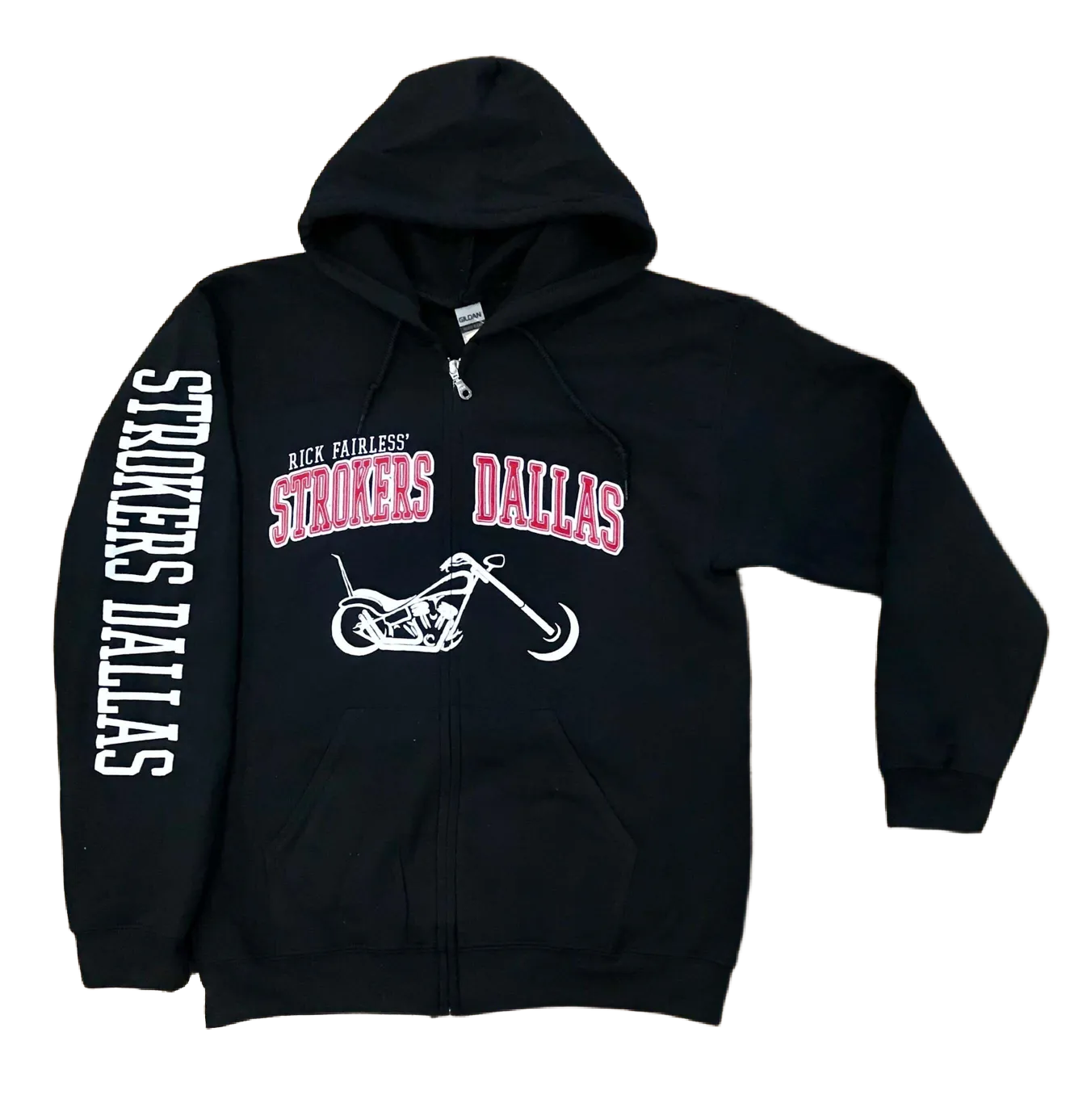 Strokers Dallas Zip Hoodie w/ Sleeve Print