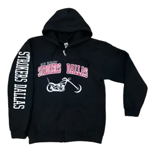 Strokers Dallas Zip Hoodie w/ Sleeve Print