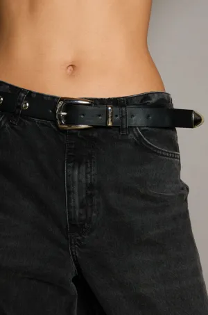 Studded Leather Belt