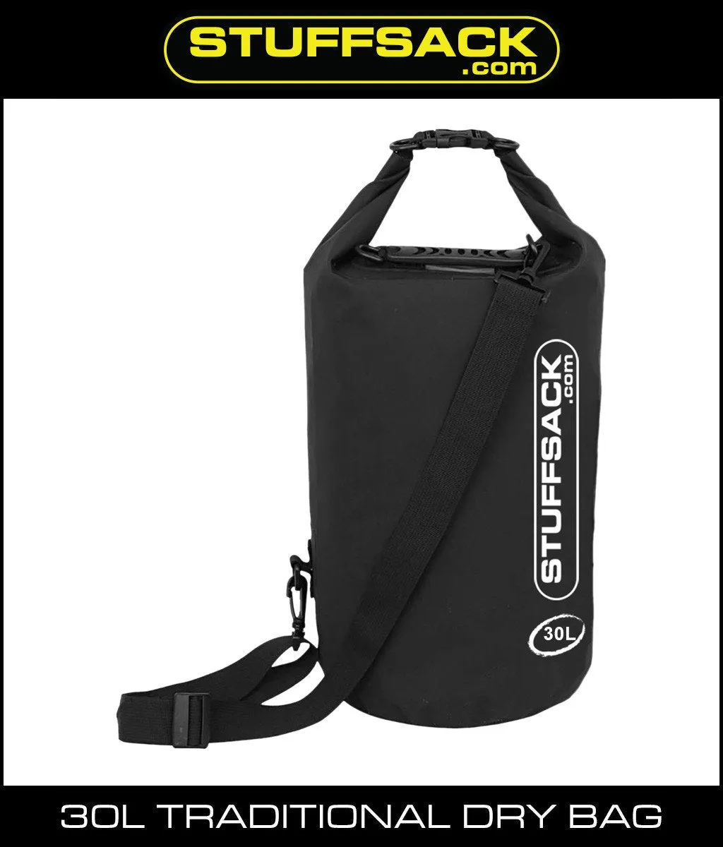 STUFFSACK Traditional Dry Bag - 30L Black