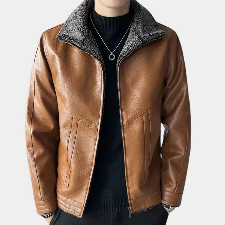 Stylish men's motorcycle jacket for everyday wear