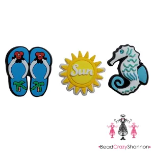 Sun Kissed Shoe Charms