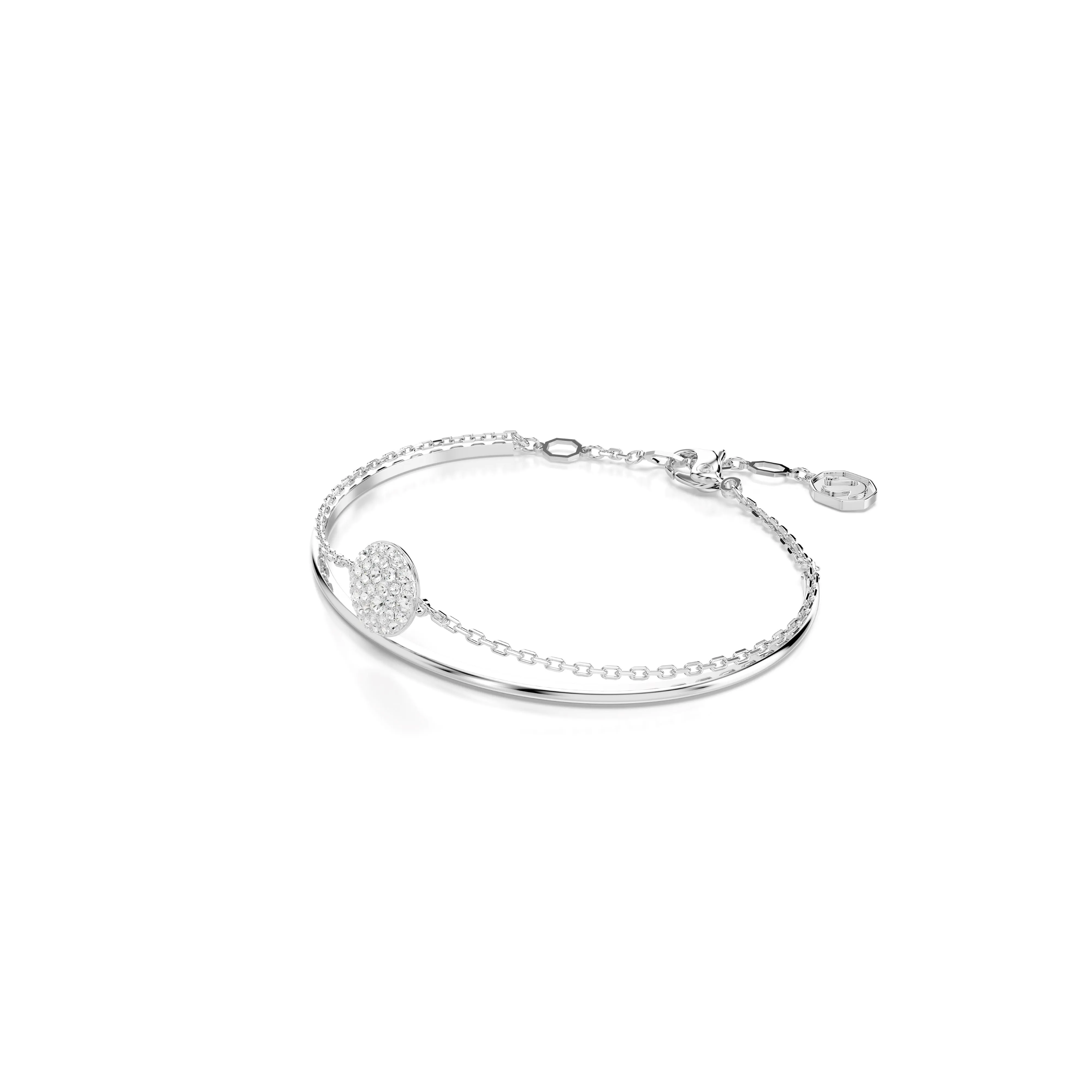 Swarovski Rhodium Meteora Bangle