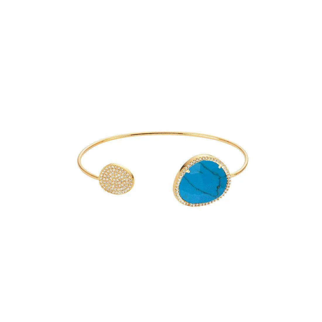 TAI  Turquoise Open Organic Cuff