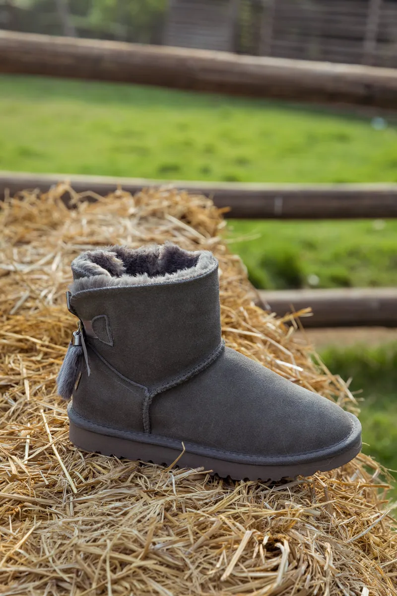 Tail Rabon Bow Back Suede Boot â€?Grey