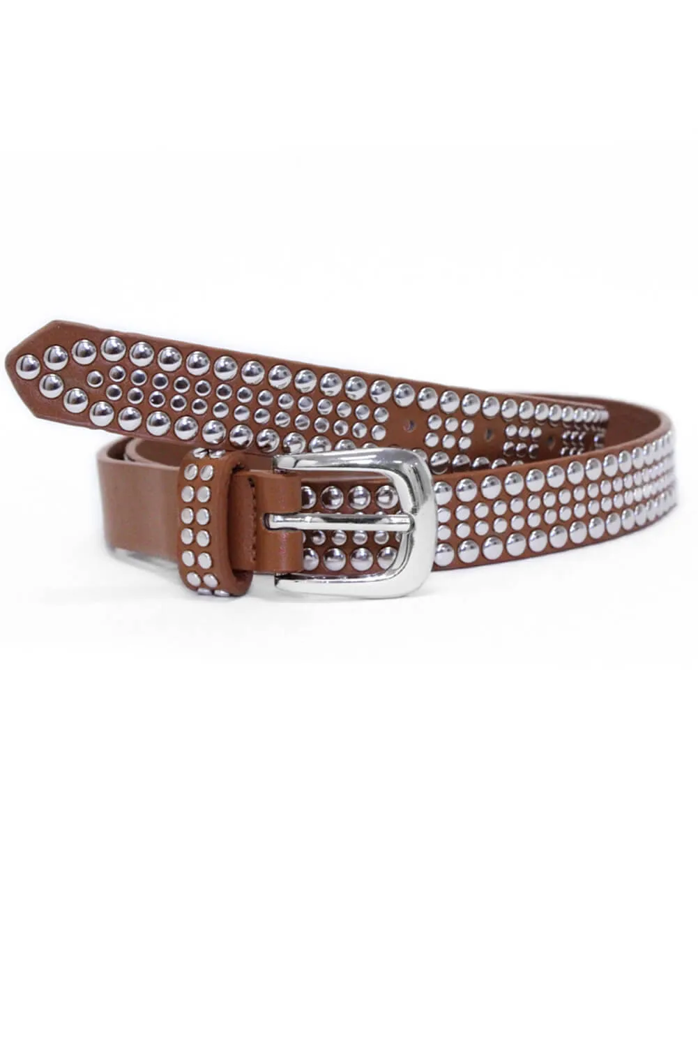 Tan Studded Belt