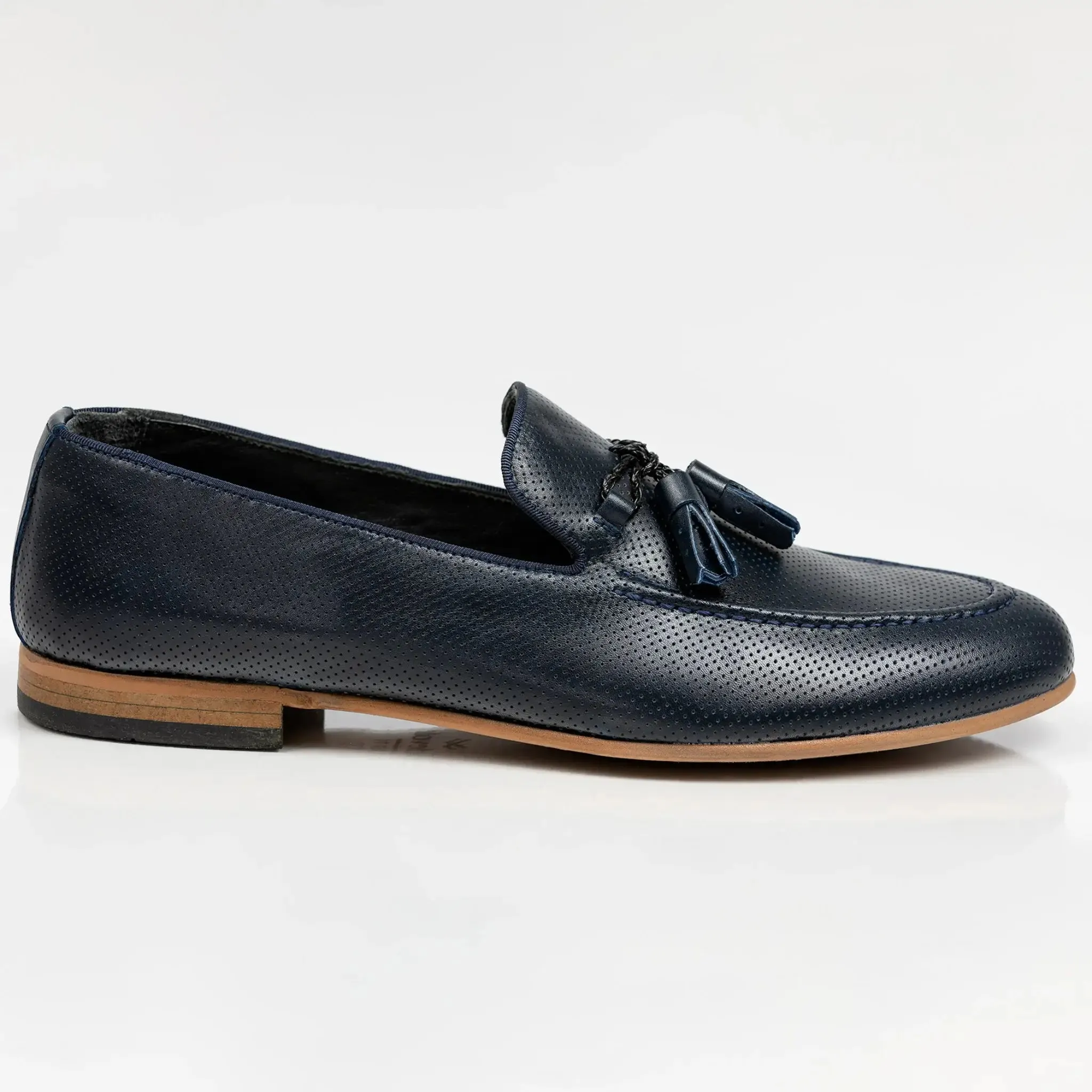 Tassel Loafers Dark Blue