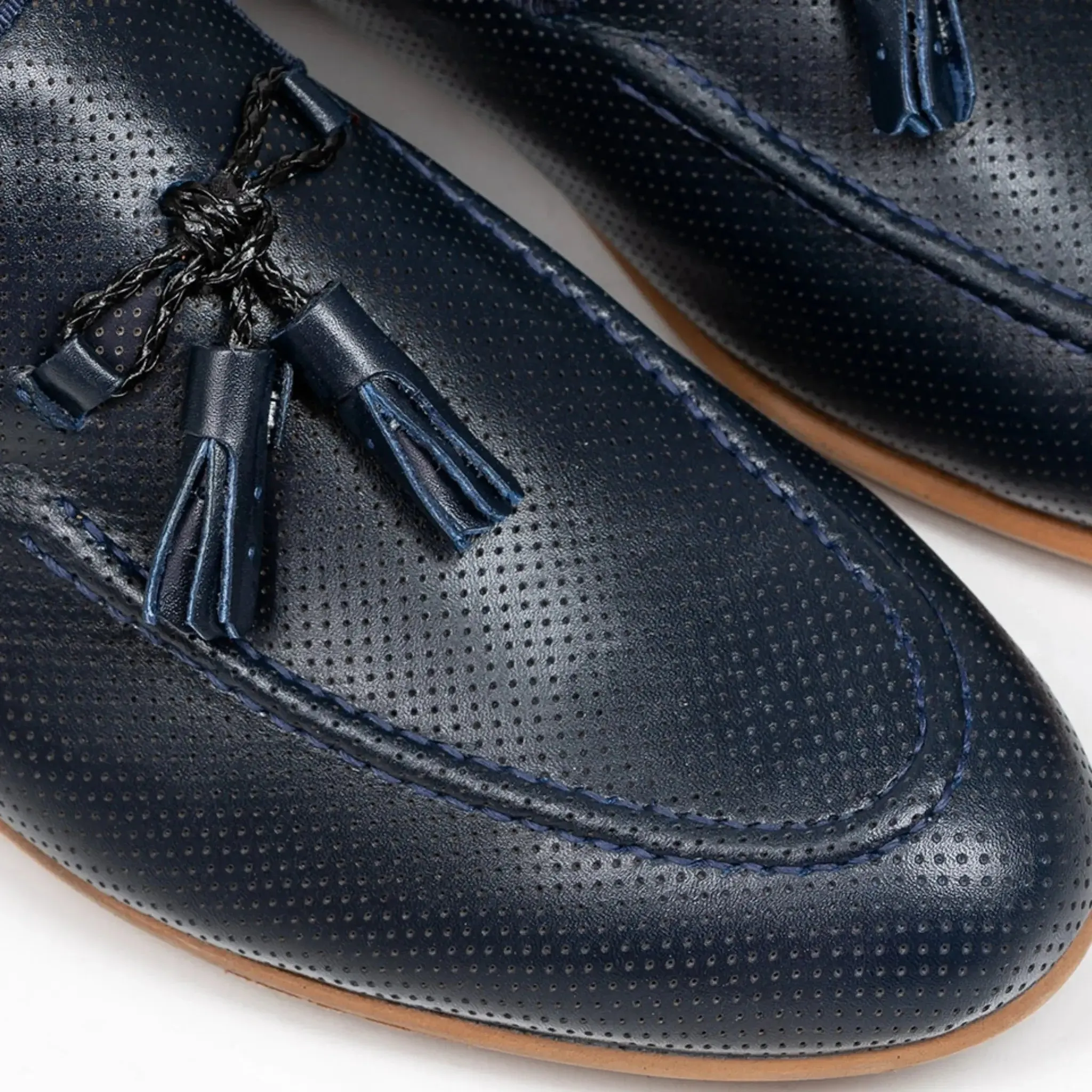 Tassel Loafers Dark Blue