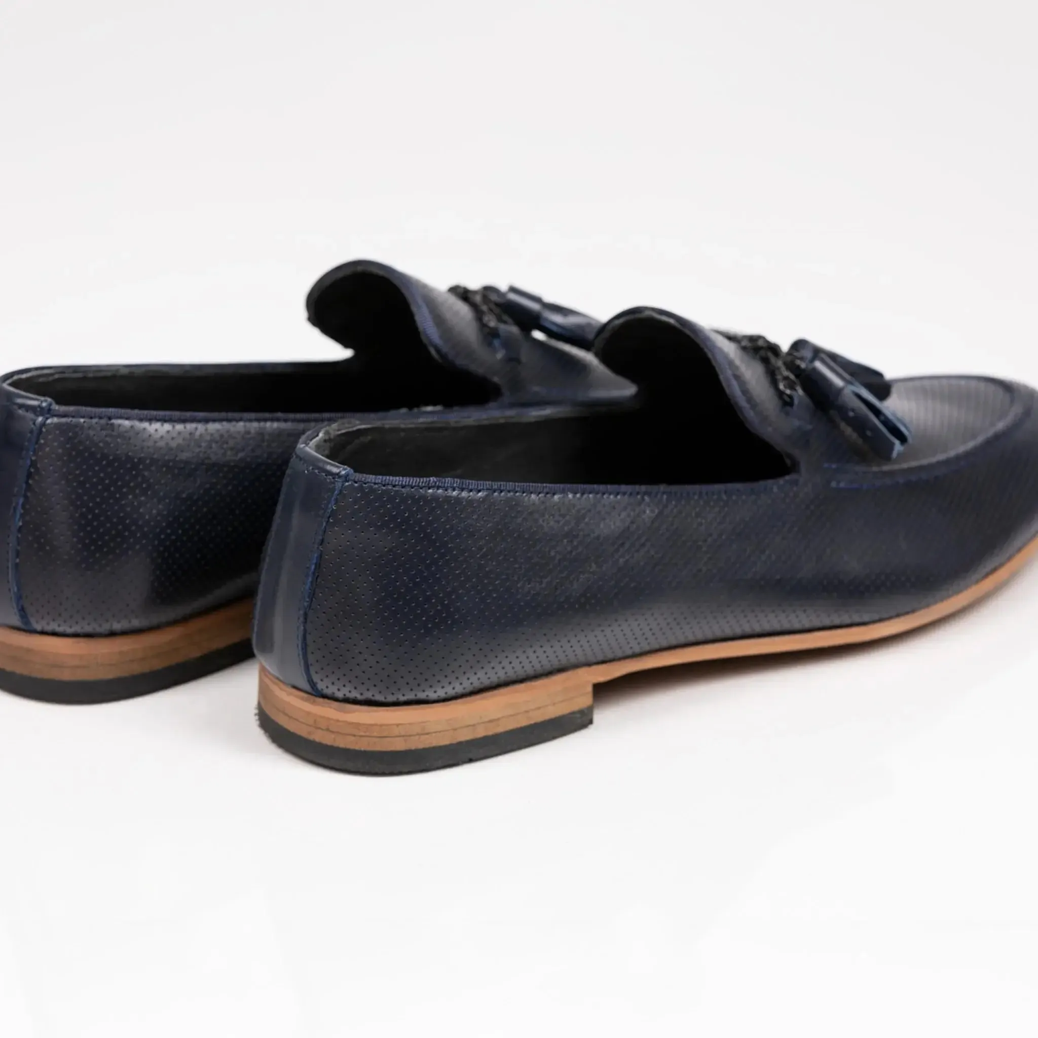 Tassel Loafers Dark Blue