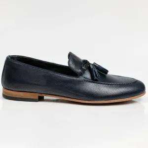 Tassel Loafers Dark Blue