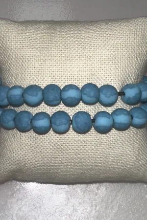 Teal Mandla Beaded Bracelet