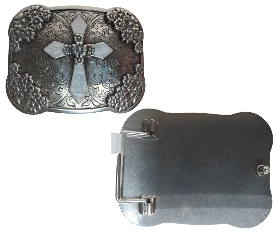 The "Way of the Cross" Western Buckle