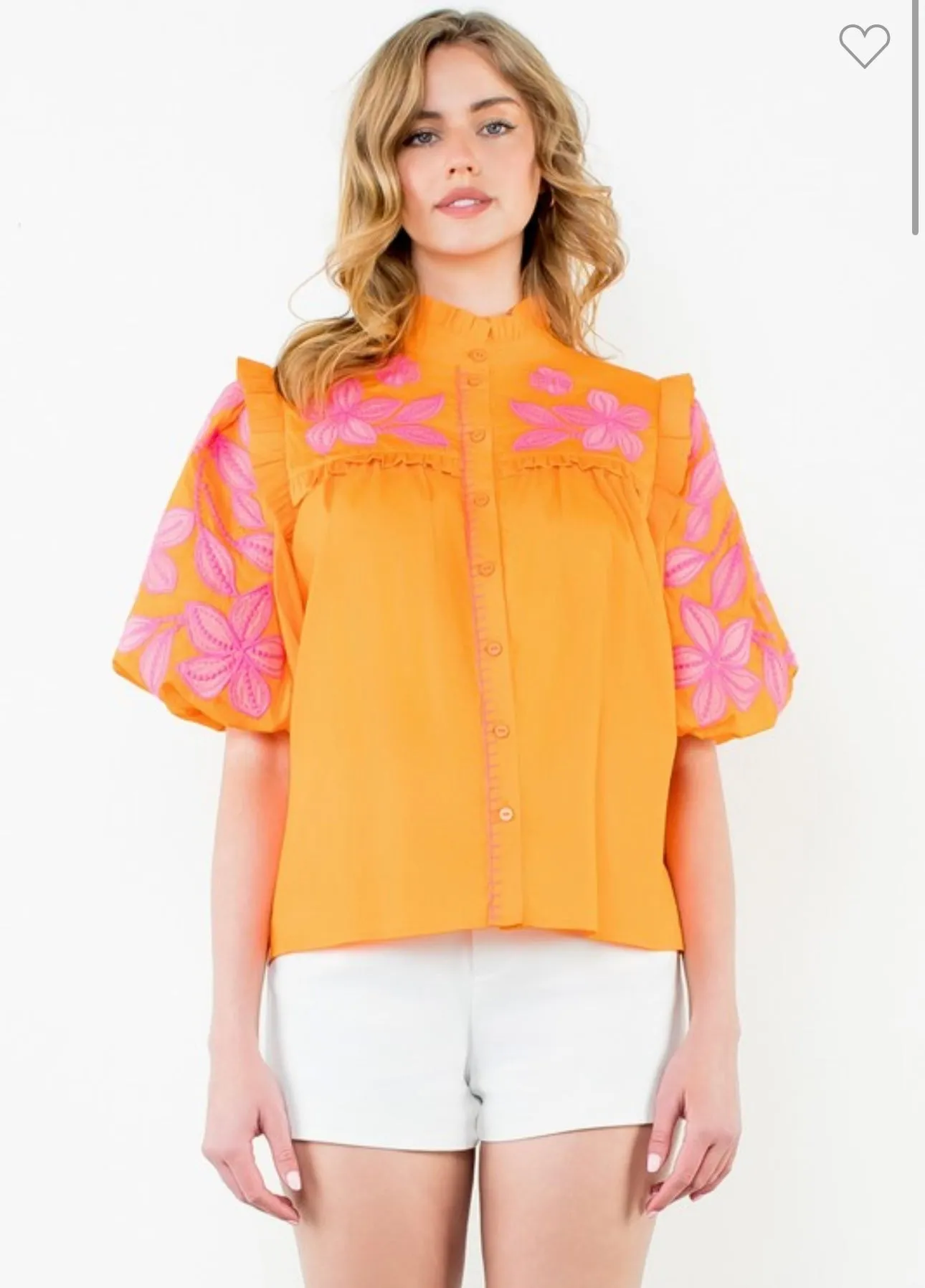 THML Grapefruit Blouse