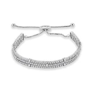 Three- Row Adjustable Bracelet