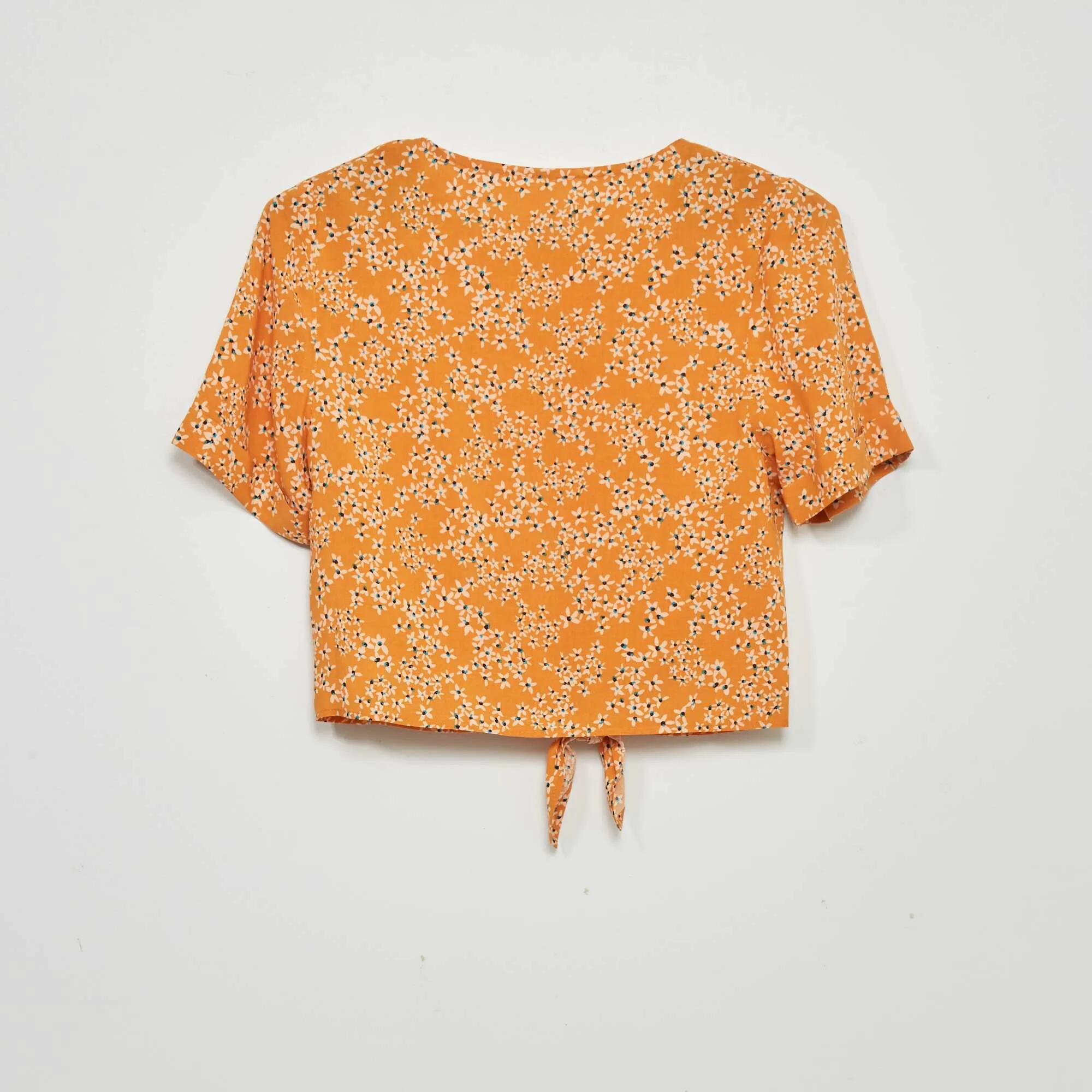 Tie-front blouse AO_MINIFL