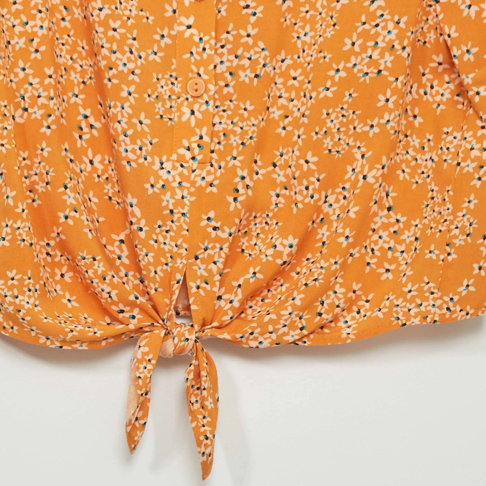 Tie-front blouse AO_MINIFL