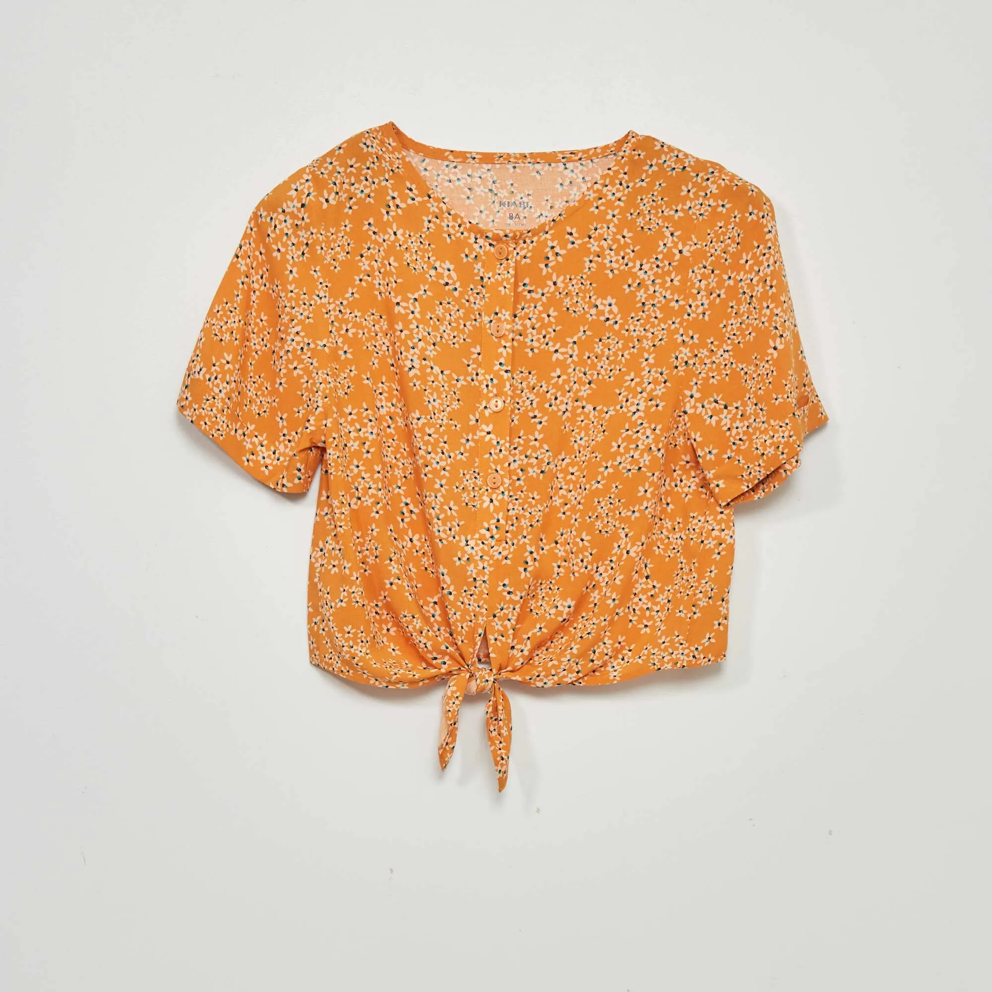 Tie-front blouse AO_MINIFL