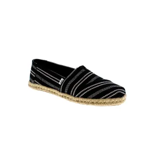 Toms Alpargata Rope - Black Striped
