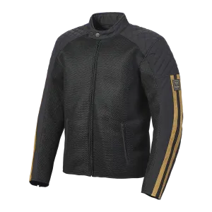 Triumph Braddan Retro Mesh Jacket - Black/Gold