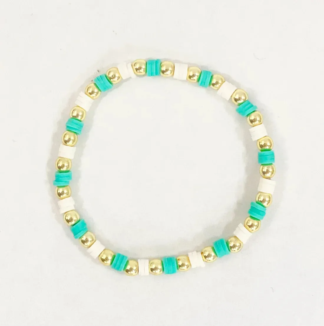 Turquoise White Sunshine Bracelets