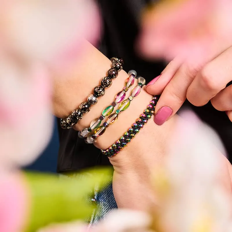 Unicorn Silver | Black | Mini Vitality Bracelet