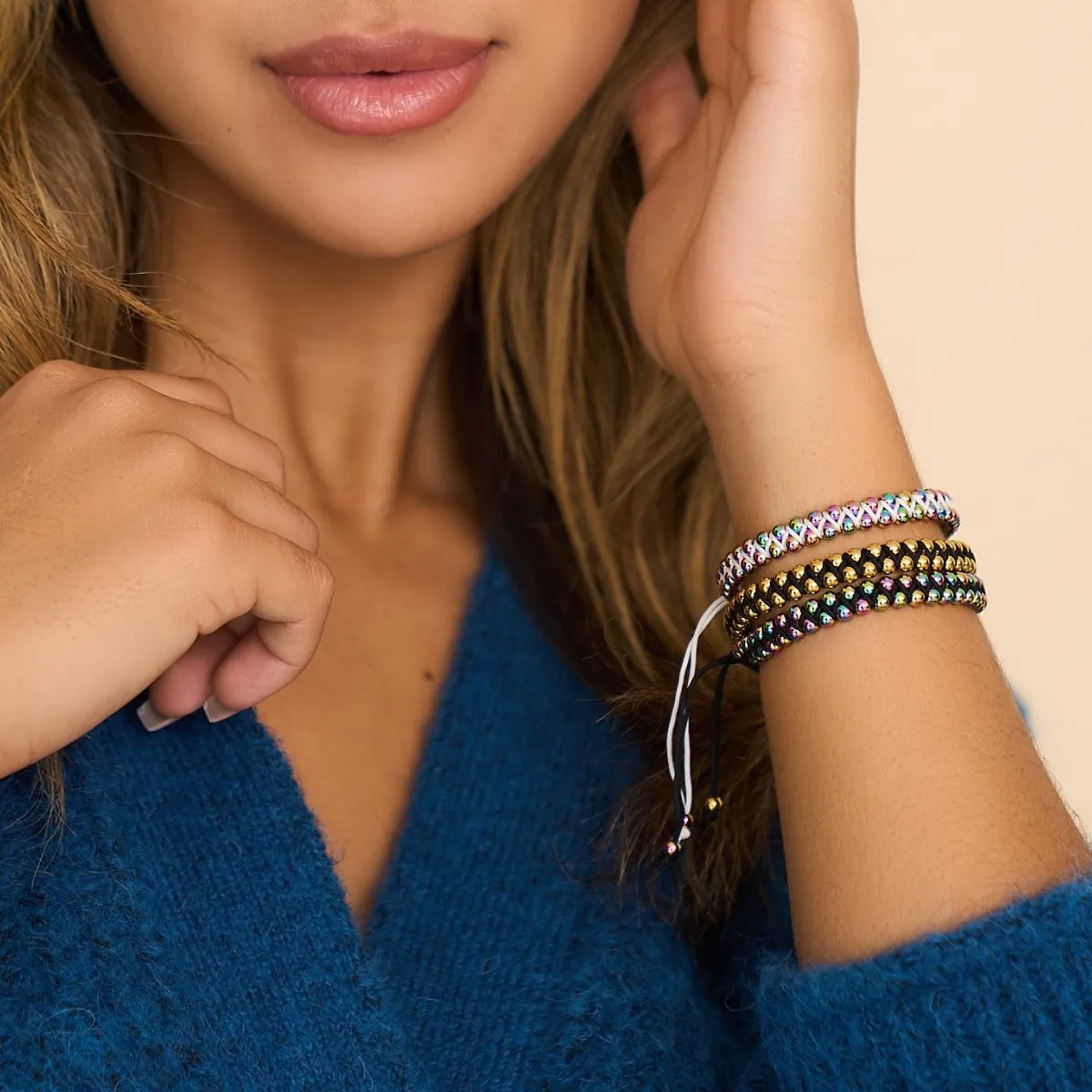 Unicorn Silver | Black | Mini Vitality Bracelet