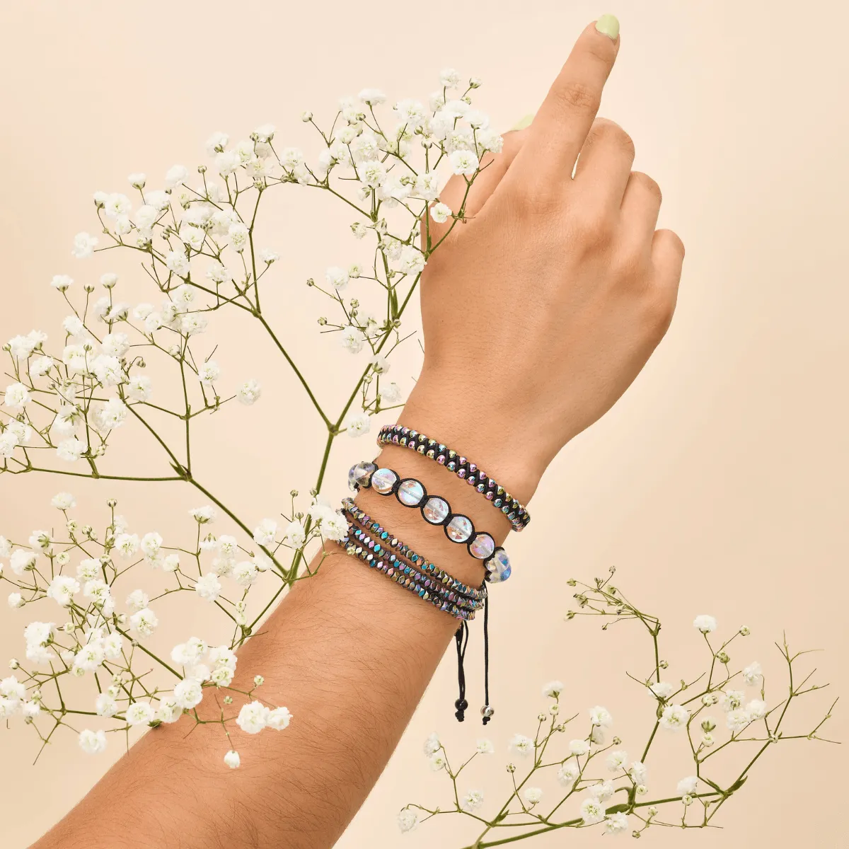 Unicorn Silver | Black | Mini Vitality Bracelet